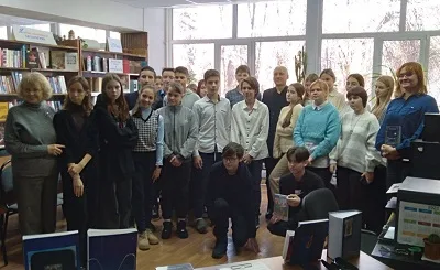 Алексей Бусс на встрече с читателями