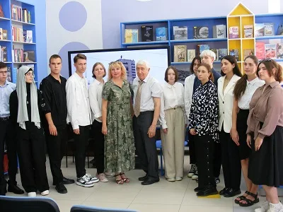 При поддержке фонда президентских грантов. Встреча с учащимися лицея прикладных наук