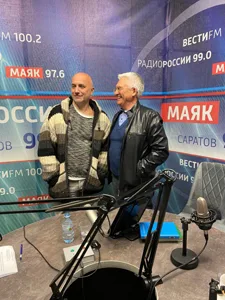 Захар Прилепин в студии «Радио России – Саратов» у Евгения Грачёва
