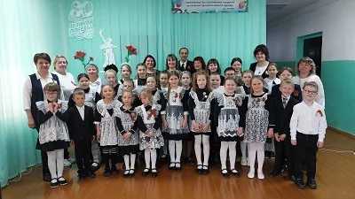 Творческая встреча в средней школе села Ягодная Поляна — фото 5