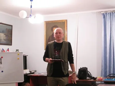 Встреча с Я. Удиным